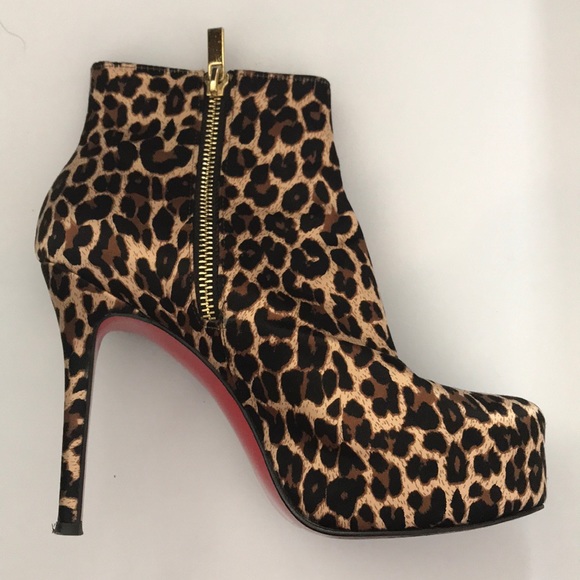 Leopard print tall bootie - Picture 2 of 5